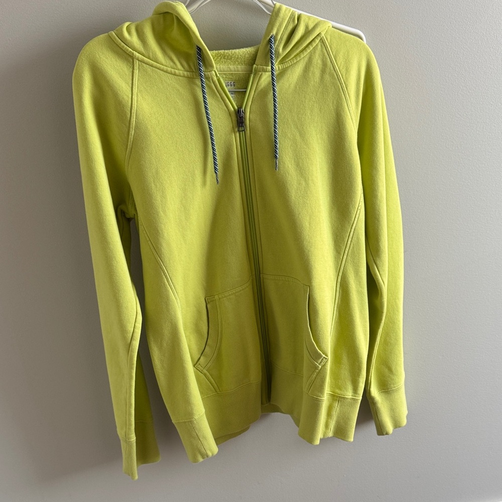 Under Armour Lime Green Zip-Up Sweater